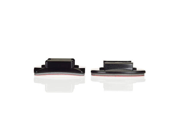 GoPro Flat + Curved Adhesive Mounts Buede og flate festebraketter til GoPro 